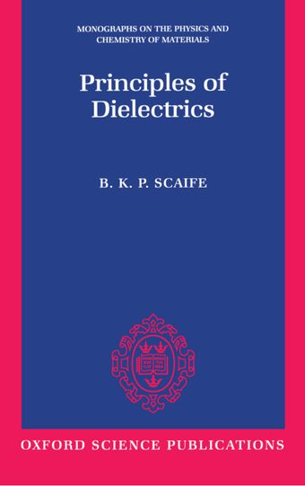 Principles of Dielectrics book cover