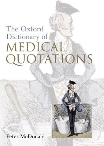 Oxford Dictionary of Medical Quotations book cover