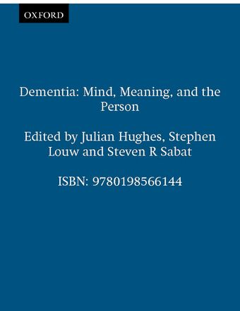 Dementia book cover