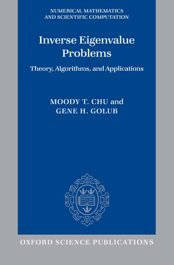 Inverse Eigenvalue Problems book cover