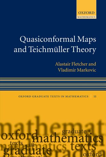 Quasiconformal Maps and Teichmuller Theory book cover