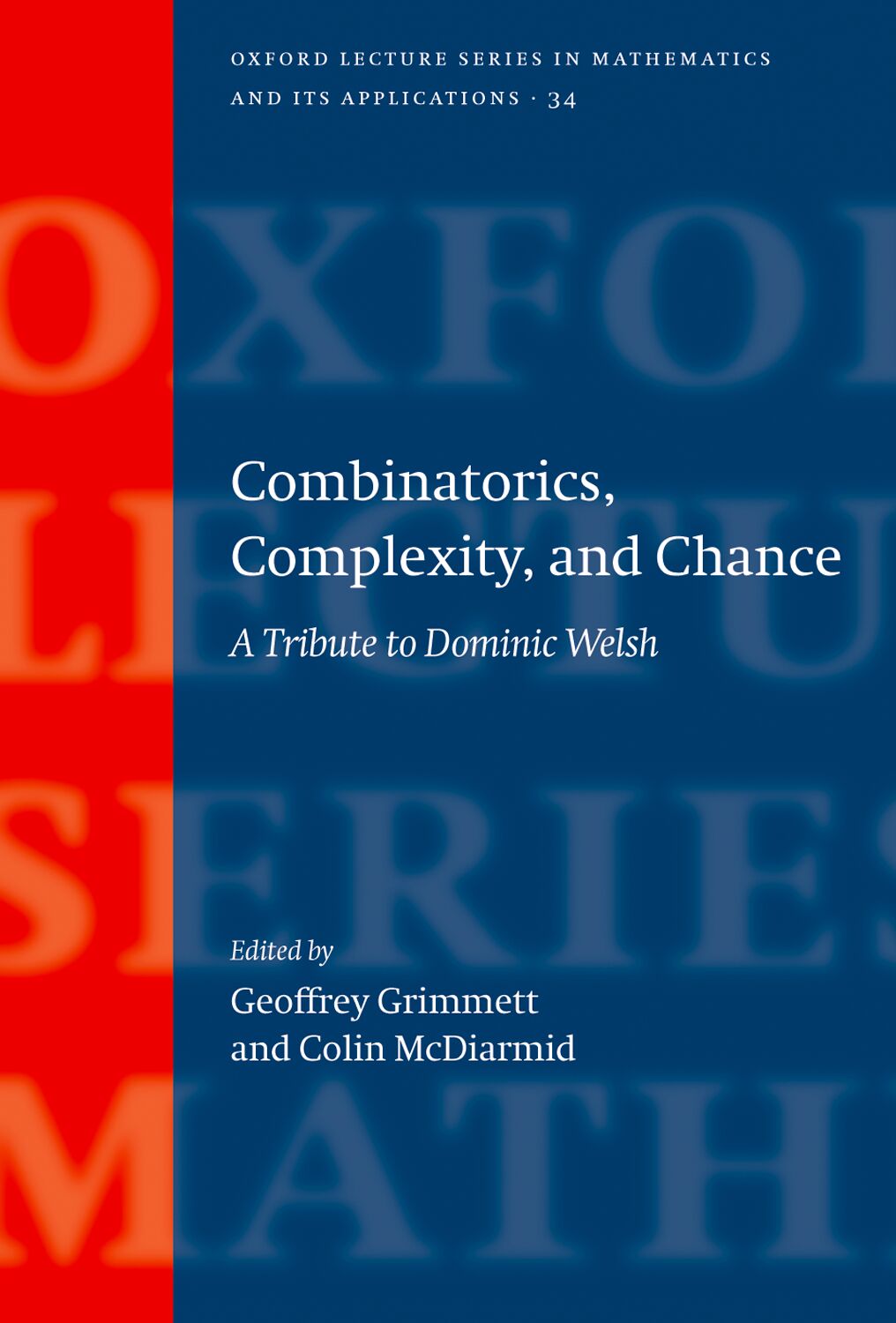 Combinatorics, Complexity, and Chance book cover