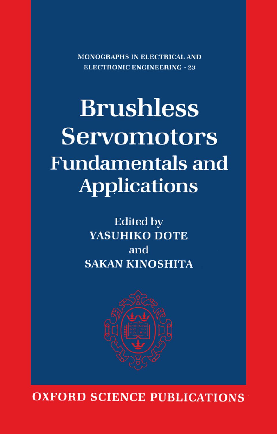 Brushless Servomotors book cover