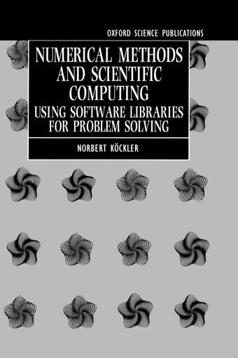 Numerical Methods and Scientific Computing book cover