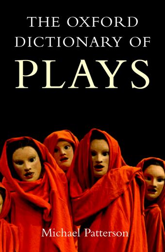 The Oxford Dictionary of Plays book cover