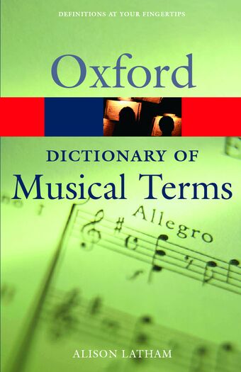 Oxford Dictionary of Musical Terms book cover