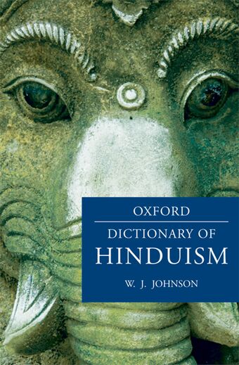 A Dictionary of Hinduism book cover
