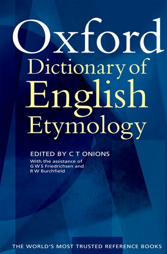 The Oxford Dictionary of English Etymology book cover