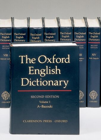 Oxford English Dictionary book cover
