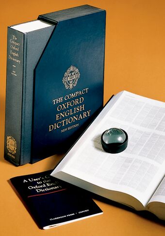 The Compact Oxford English Dictionary book cover