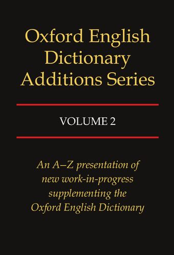 Oxford English Dictionary Additions Series book cover