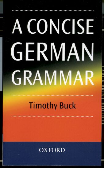 A Concise German Grammar book cover