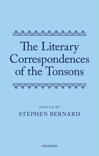 The Literary Correspondences of the Tonsons book cover