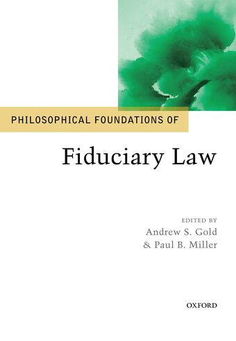 Philosophical Foundations of Fiduciary Law book cover