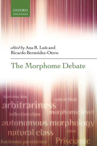 The Morphome Debate book cover