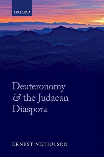 Deuteronomy and the Judaean Diaspora book cover