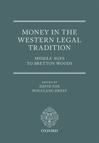 Money in the Western Legal Tradition book cover