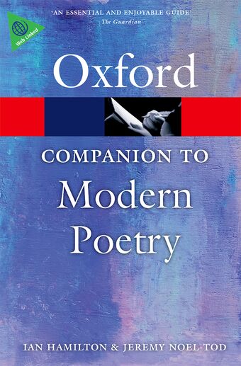 The Oxford Companion to Modern Poetry in English book cover