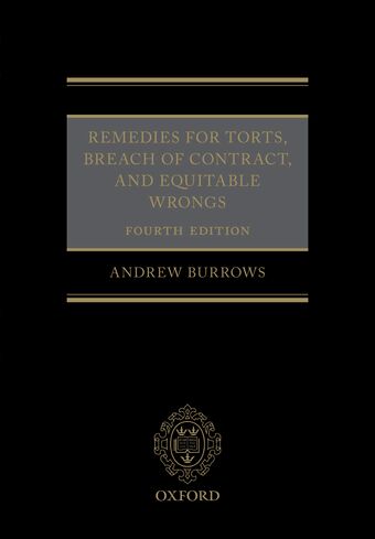 Remedies for Torts, Breach of Contract, and Equitable Wrongs book cover