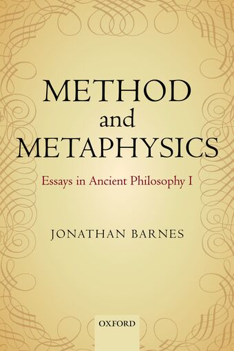 Method and Metaphysics book cover