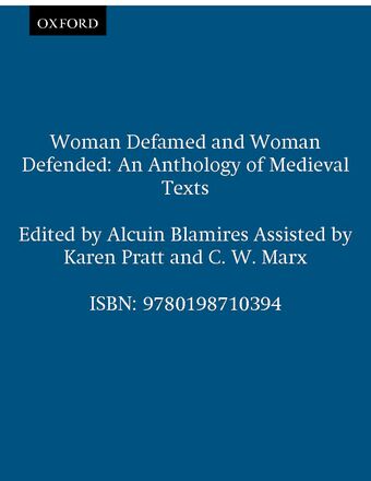 Woman Defamed and Woman Defended book cover
