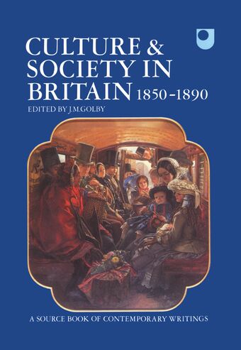 Culture and Society in Britain 1850-1890 book cover