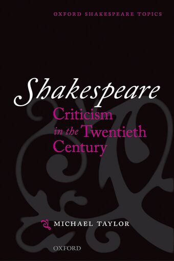 Shakespeare Criticism in the Twentieth Century book cover