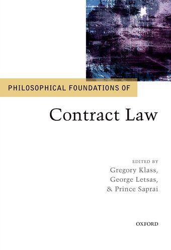Philosophical Foundations of Contract Law book cover