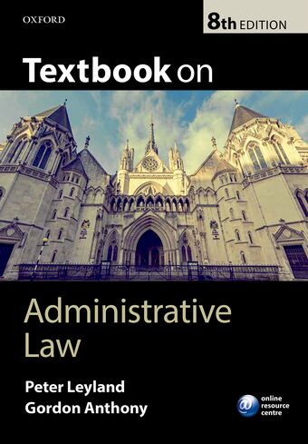 Textbook on Administrative Law book cover