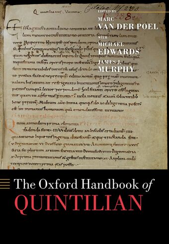 The Oxford Handbook of Quintilian book cover