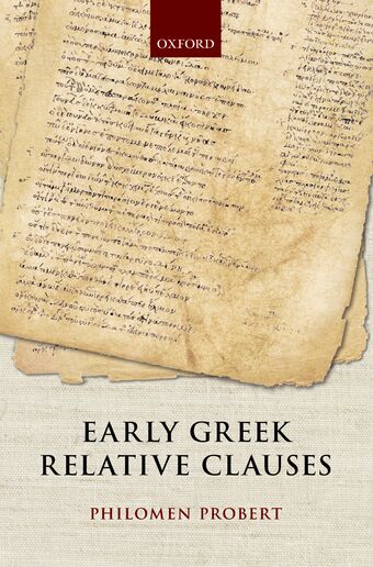 Early Greek Relative Clauses book cover