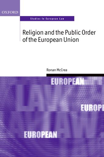 Religion and the Public Order of the European Union book cover