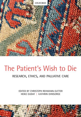 The Patient's Wish to Die book cover