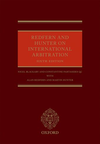 Redfern and Hunter on International Arbitration book cover