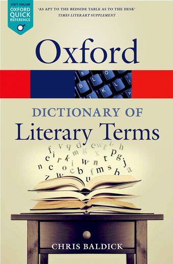 The Oxford Dictionary of Literary Terms book cover