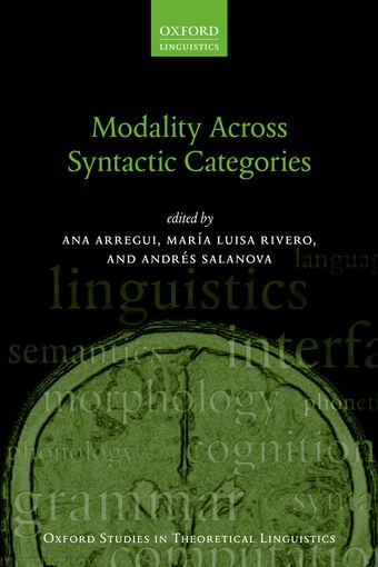 Modality Across Syntactic Categories book cover