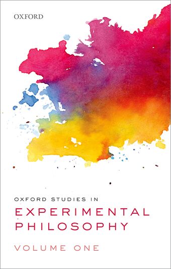 Oxford Studies in Experimental Philosophy book cover