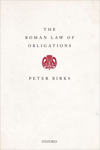 The Roman Law of Obligations book cover