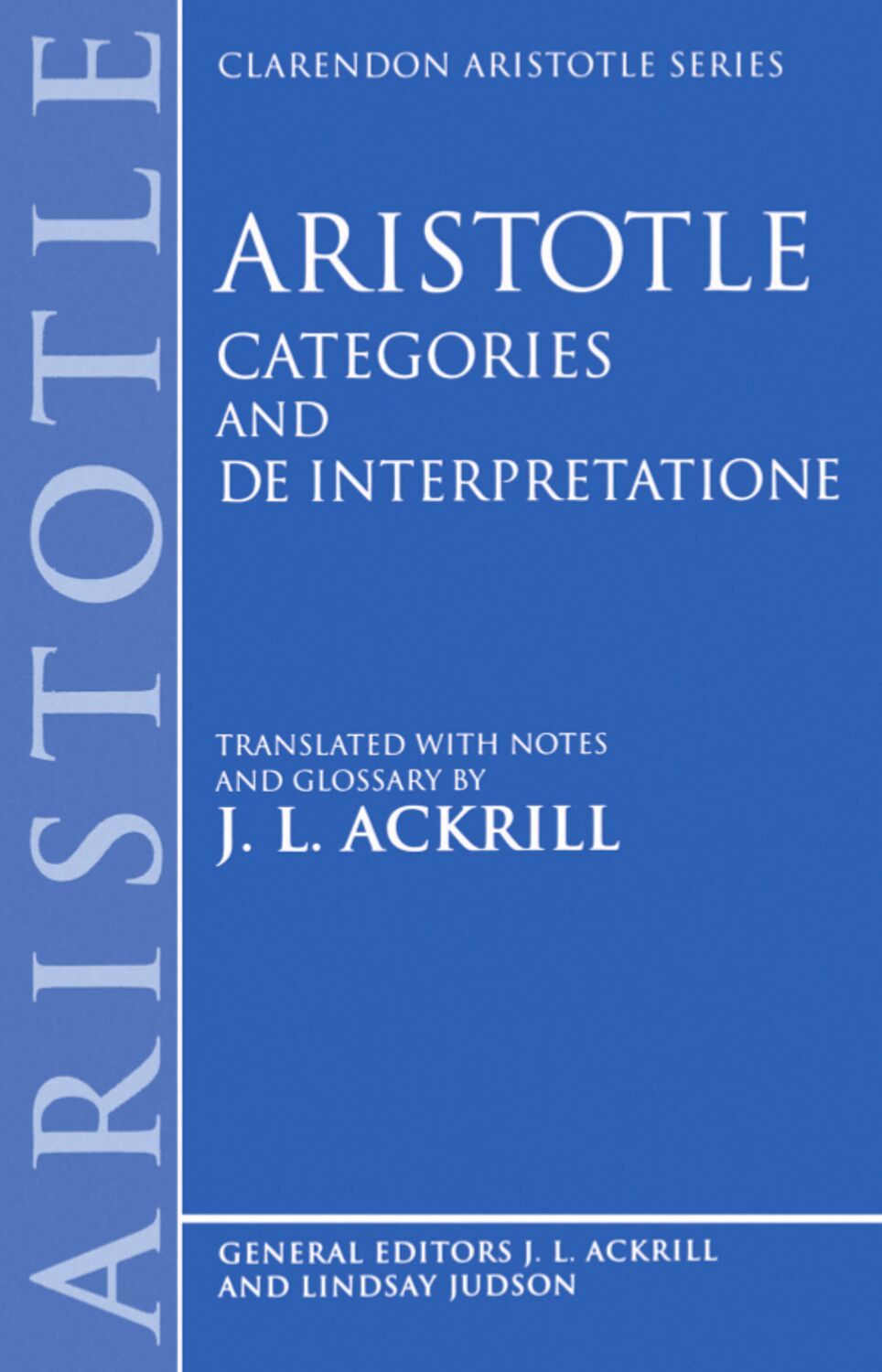 Categories and De Interpretatione book cover