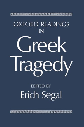 Oxford Readings in Greek Tragedy book cover