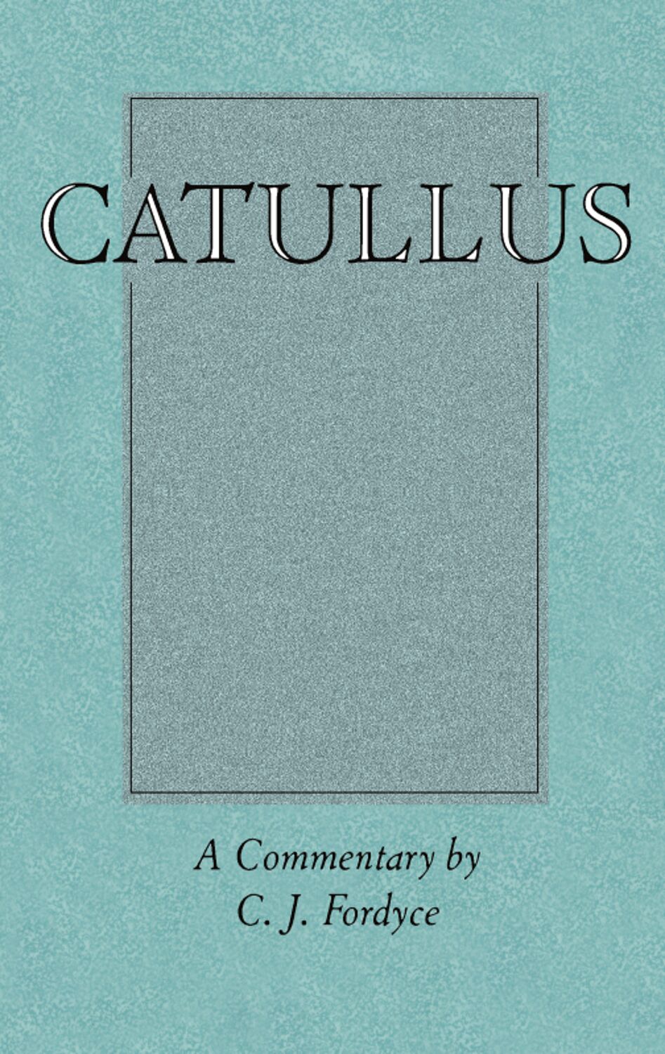 Catullus book cover