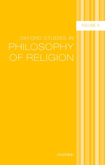 Oxford Studies in Philosophy of Religion book cover