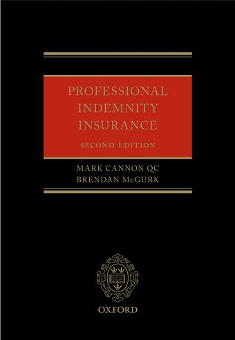 Professional Indemnity Insurance book cover