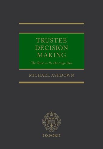 Trustee Decision Making book cover