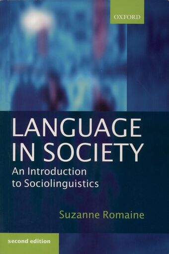 Language in Society book cover