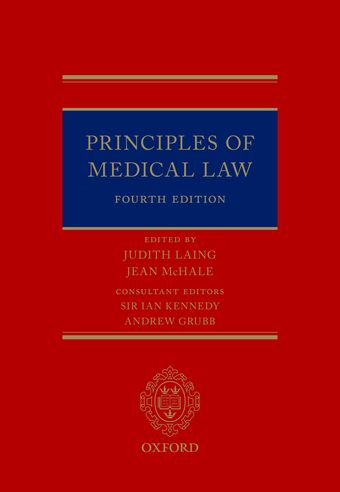 Principles of Medical Law book cover
