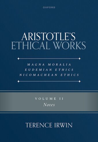 Aristotle'S Ethical Works Aew Cloth book cover