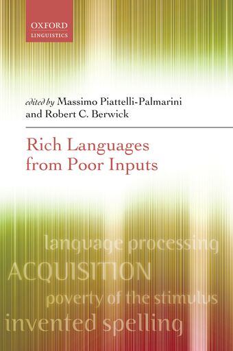 Rich Languages from Poor Inputs book cover