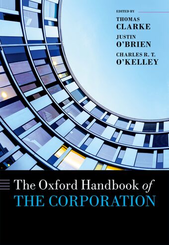 The Oxford Handbook of the Corporation book cover