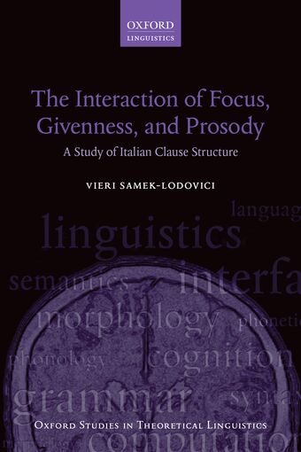 The Interaction of Focus and Givenness in Italian Clause Structure book cover